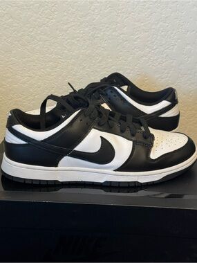 Nike dunk pandas Men's Black/White Low-Top Sneakers